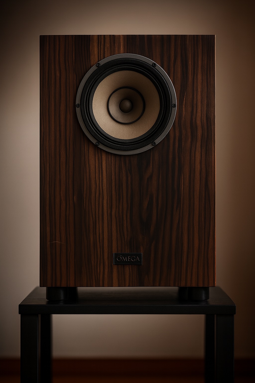 Single-driver loudspeakers on stands
